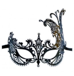 Venezianische Maske aus Metall 'Anabelle'