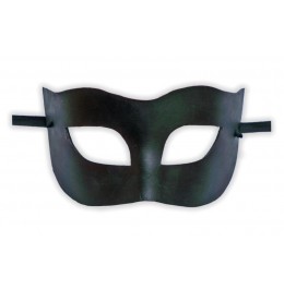 Schwarze Venezianische Maske aus Leder