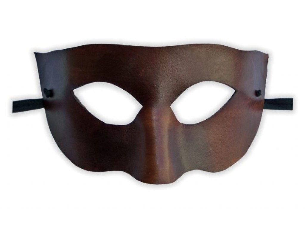 Mask Brown Leather 'Master'
