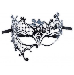 Asymmetric Venetian Filigree Metal Mask 'Dinora'