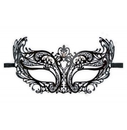 Delicate Black Mask 'Vanessa'