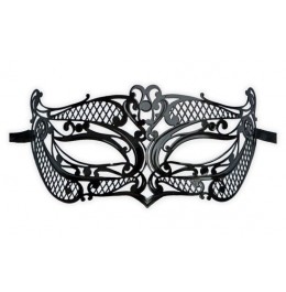 Petite Eye Mask Black Metal 'Mistress'