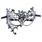 Asymmetric Venetian Filigree Metal Mask 'Dinora'