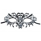 Delicate Metal Mask Black 'Justine'