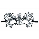 Venetian Filigree Mask 'Black Widow'