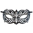 Black Mask Filigree Metal 'Lynelle'