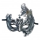 Venetian Mask Asymmetric Metal Filigree 'Lubia'