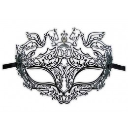 Masque Loup en Metal Soiree Venitien 'Pégase'