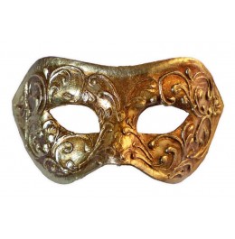 Masque vénitien d'Or avec ornements