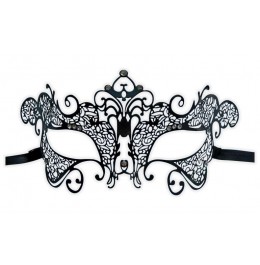Masque en Dentelle Metal Noir 'Nadira'
