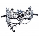 Masque Venitien Asymetrique en Metal 'Dinora'