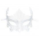 Masque Mariage en Metal Blanc