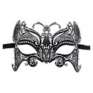 Masque Venitien Noir en Dentelle de Metal 'Fayetta'