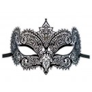 Masque en Metal Noir Venise 'Georgette'