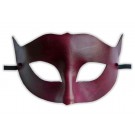 Masque Venitien en Cuir Rouge 'Maitresse'